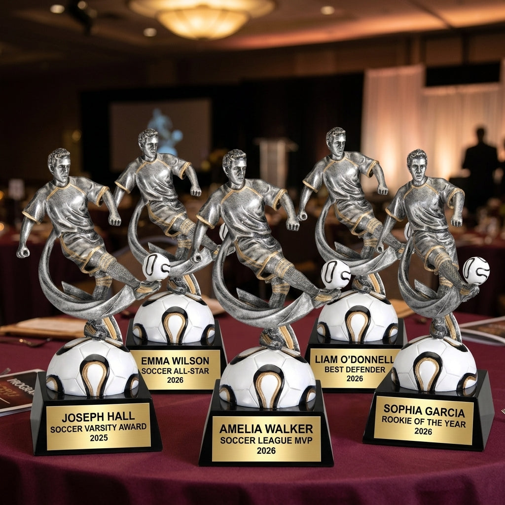 Personalized | Soccer Award | Custom Engraved | Soccer Trophy | Personalized Award | Player Recognition | Team MVP | Championship - View 6