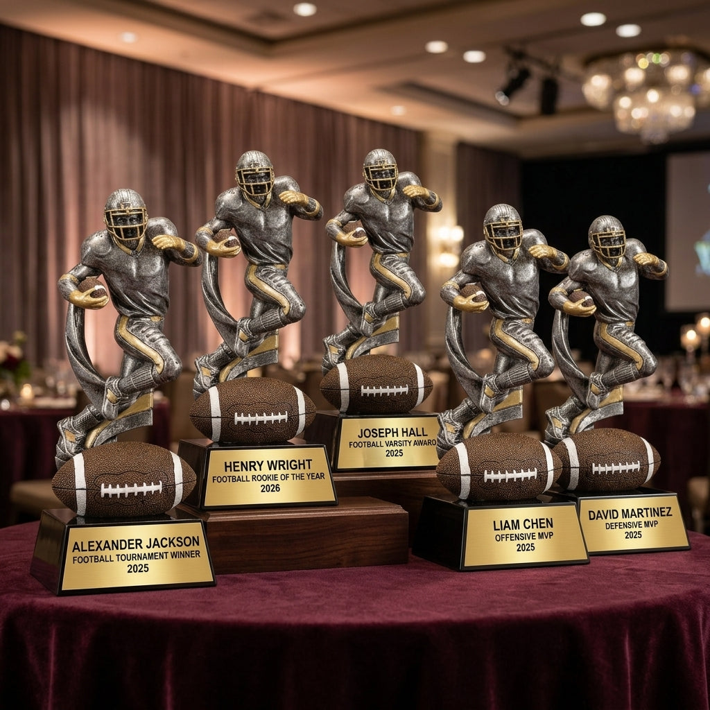 Personalized | Football Award | Custom Engraved | Football Trophy | Personalized Award | Engraved Trophy | MVP Award | Championship Trophy - View 6