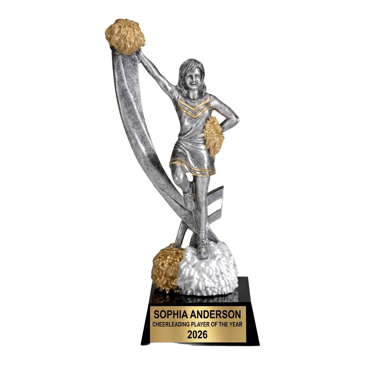Cheer Trophy Award | Personalized Cheerleading Gift | Custom Engraved | Cheerleader Award | Dance | Team Gifts