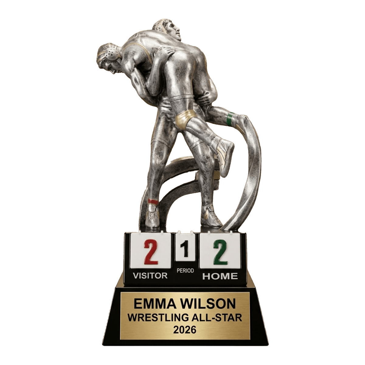 Wrestling Award Trophy | Personalized | Custom Engraved | Wrestling Gift | Champion Award | Wrestling Trophy | Wrestling