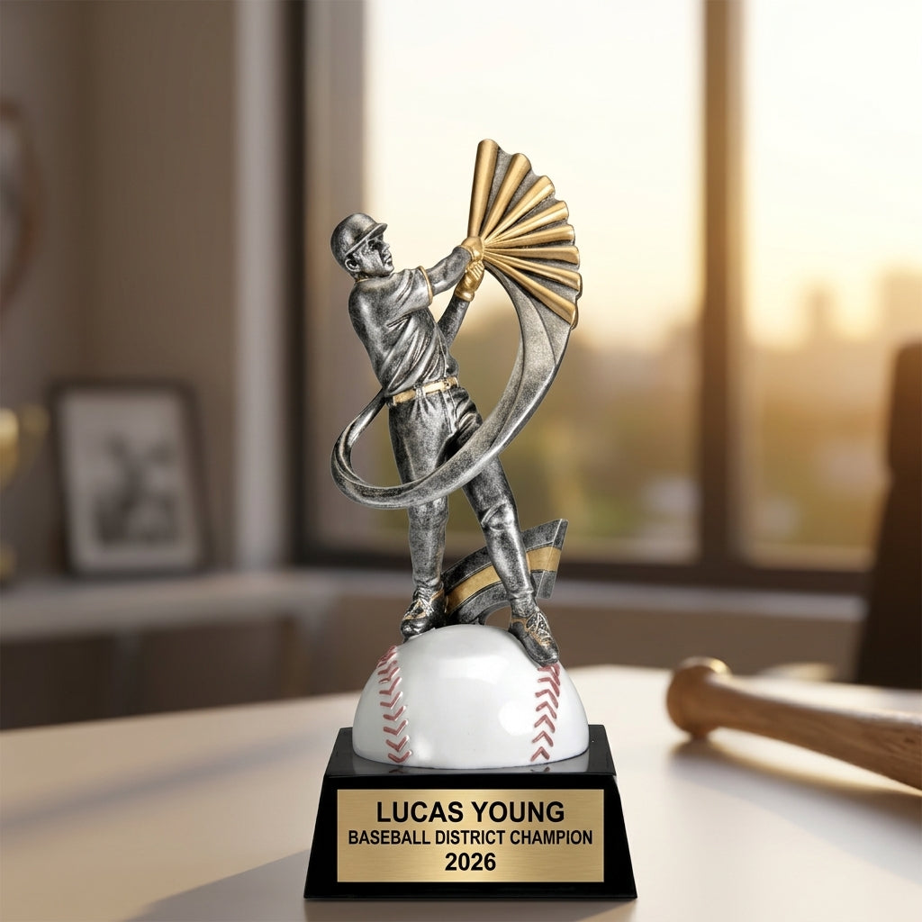 Baseball Award Trophy | Personalized | Custom Engraved | Baseball MVP | All-Star | Team Award | Baseball Gift - View 5