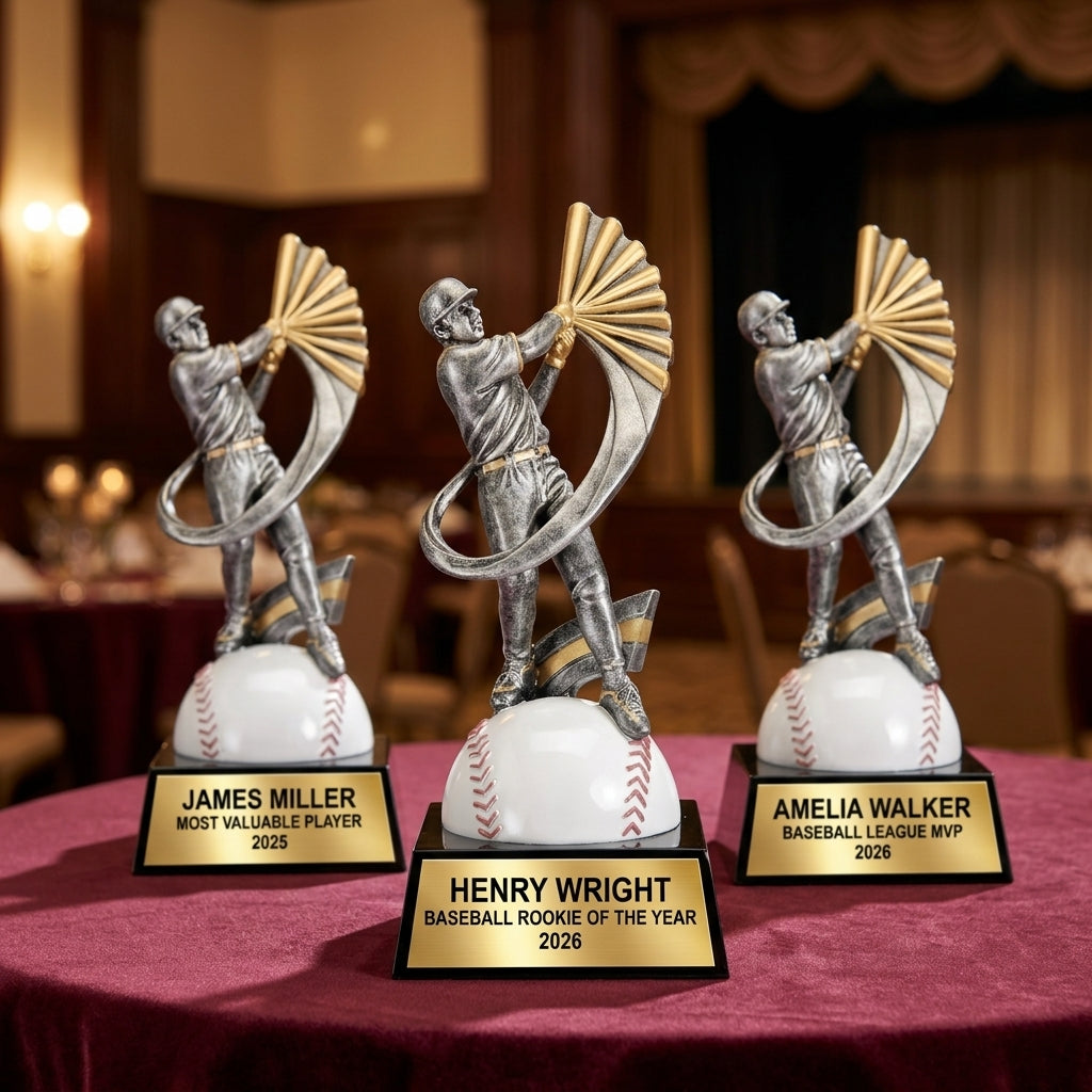 Baseball Award Trophy | Personalized | Custom Engraved | Baseball MVP | All-Star | Team Award | Baseball Gift - View 6