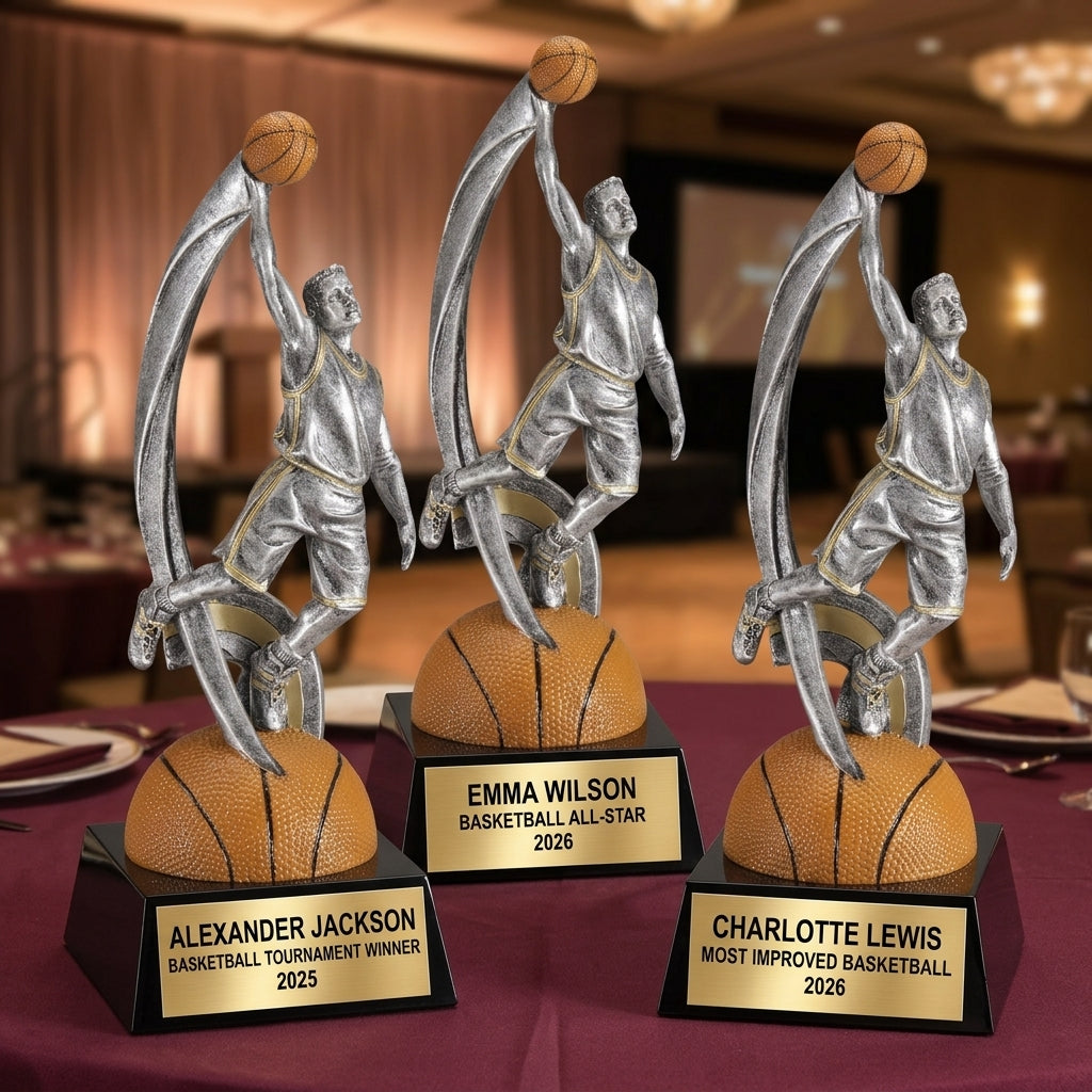 Basketball Award Trophy | Personalized | Custom Engraved | Basketball Team Gift | Player Trophy | Coach Gift - View 6