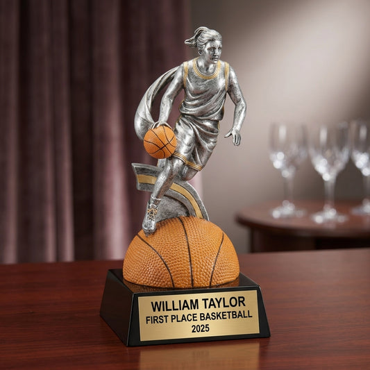 Basketball Trophy Award | Personalized | Custom Engraved | Basketball Award | Team Gift | Basketball Tournament Trophy | Player Award - View 2