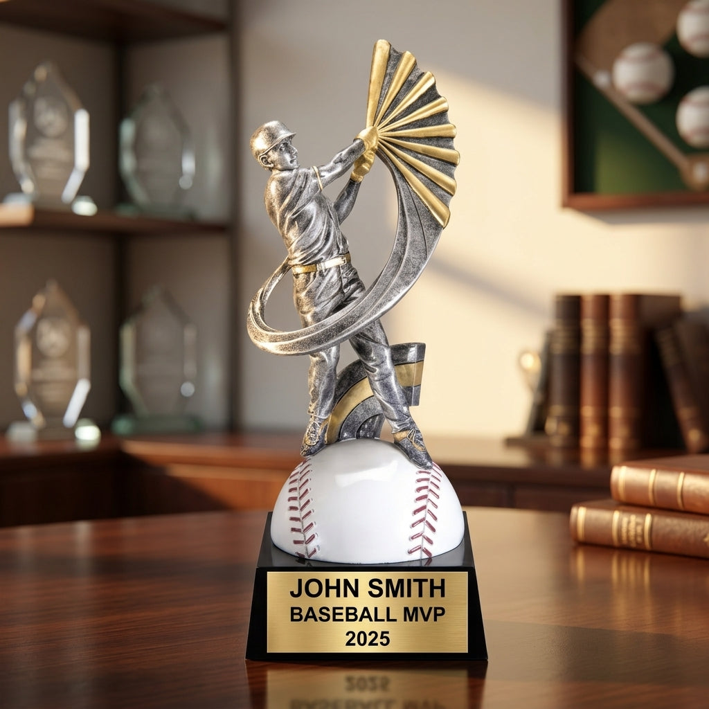 Baseball Trophy Award | Personalized Baseball Award | Custom Engraved | MVP | Baseball Gift | Personalized Award | Baseball Trophy - View 5