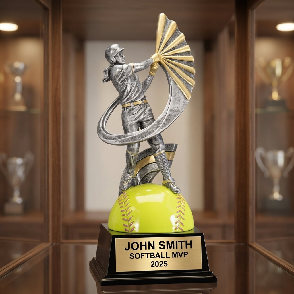Softball Award Trophy | Personalized | Custom Engraved | MVP | All-Star | Team Gift - View 4