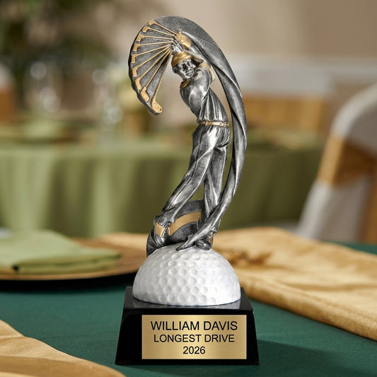 Golf Award Trophy | Personalized | Custom Engraved | Champion | Hole in One | Golf Gift | Golf Tournament | Engraved Award - View 2