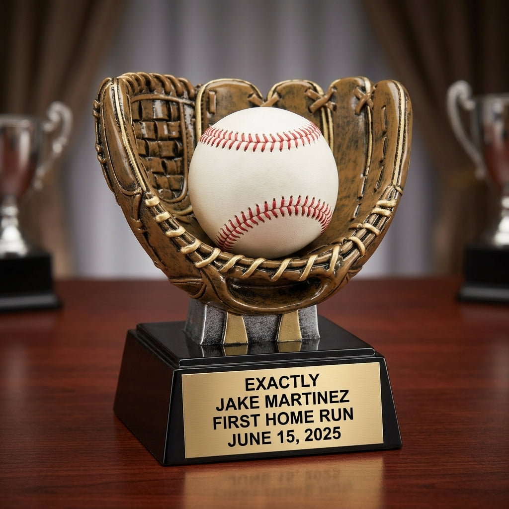 Baseball Ball Display | Softball Award | Personalized | Custom Engraved | Home Run | Game Ball | Wood Unlimited - View 2
