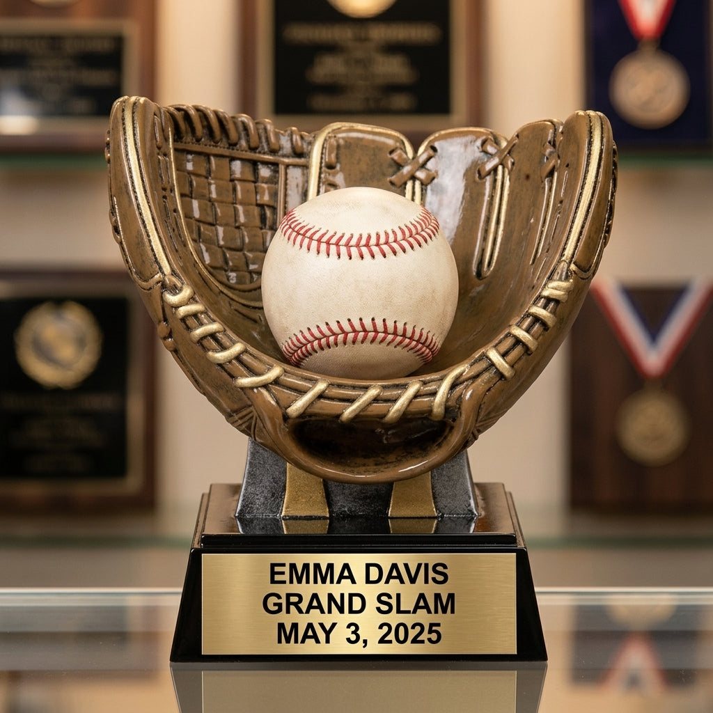 Softball Award Trophy | Personalized | Custom Engraved | Softball MVP | Team Award | End of Season | Free Engraving - View 1