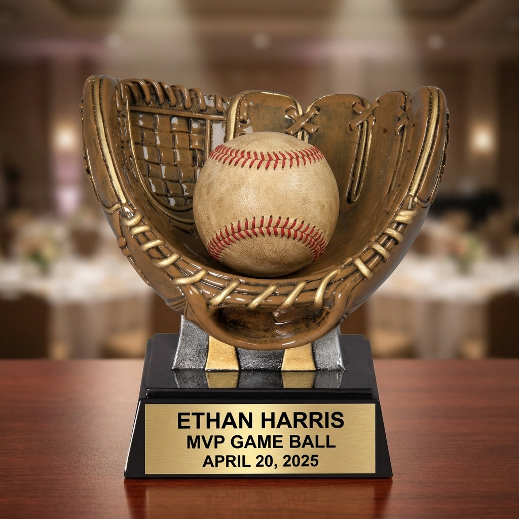 Softball Award Trophy | Personalized | Custom Engraved | Softball MVP | Team Award | End of Season | Free Engraving - View 2