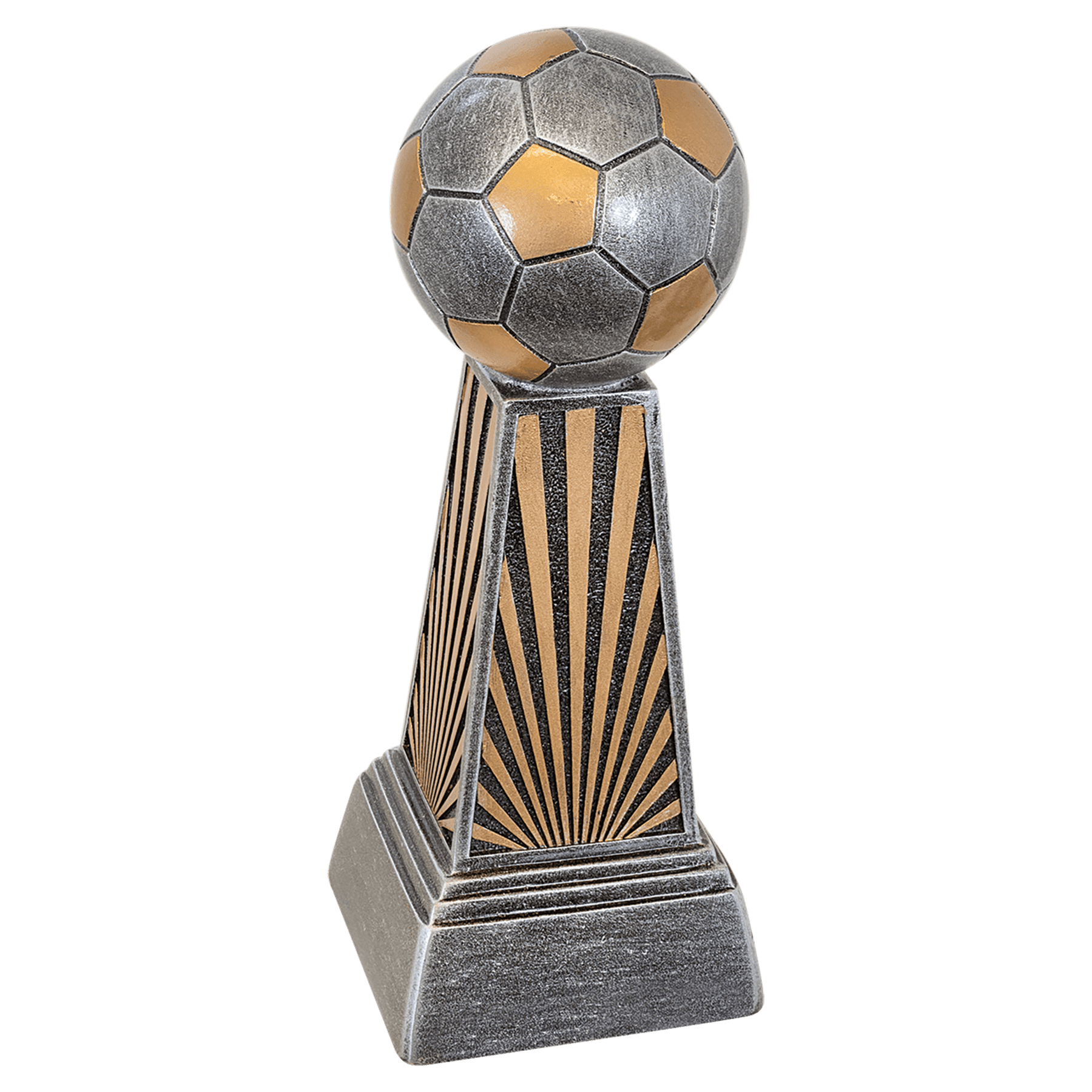 Personalized Soccer Trophy 6"/7" - Custom Engraved IMPERIAL RESIN for Team, Coach & MVP Awards - View 1