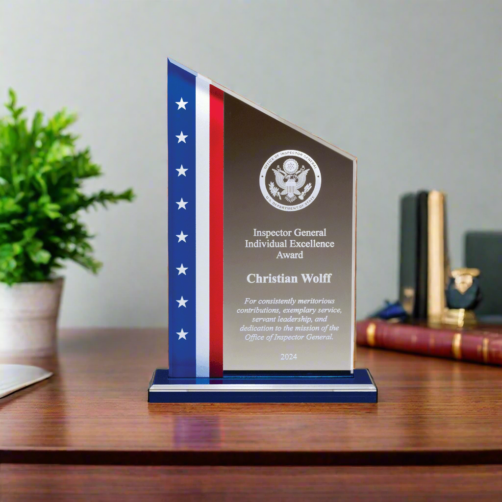 Patriotic Plaque for Military, Law Enforcement, Air Force Achievement, Army Appreciation Plaque, Military Recognition Award, Military Achievement, Government worker recognition award