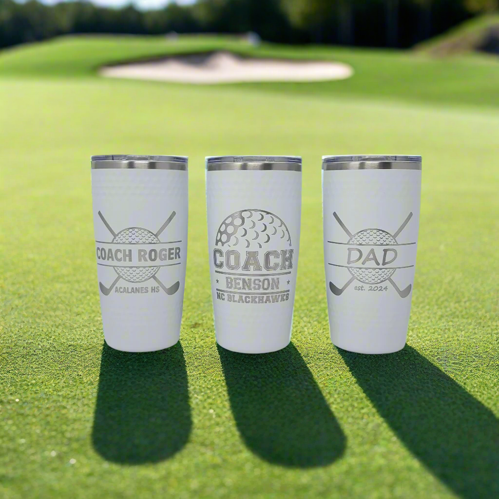 Personalized Drink Tumbler, Coffee Mug, Golf Gift, Gift for Golfer, Personalized Gift for Golf Enthusiast