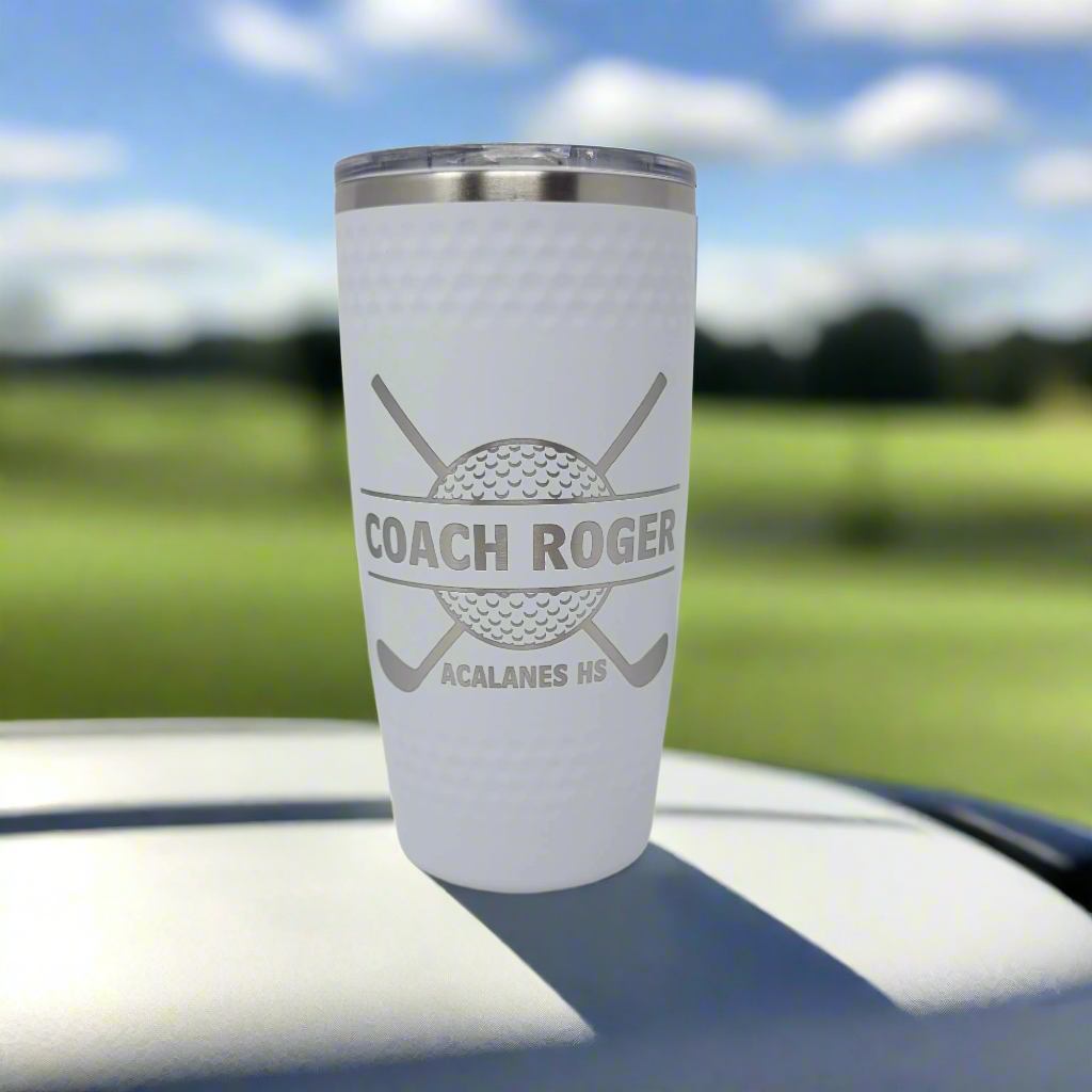 Personalized Drink Tumbler, Coffee Mug, Golf Gift, Gift for Golfer, Personalized Gift for Golf Enthusiast