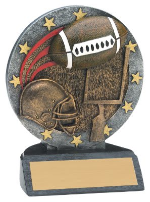 Personalized Sports Trophy 4.5" - Custom Engraved R for Team, Coach & MVP - View 1