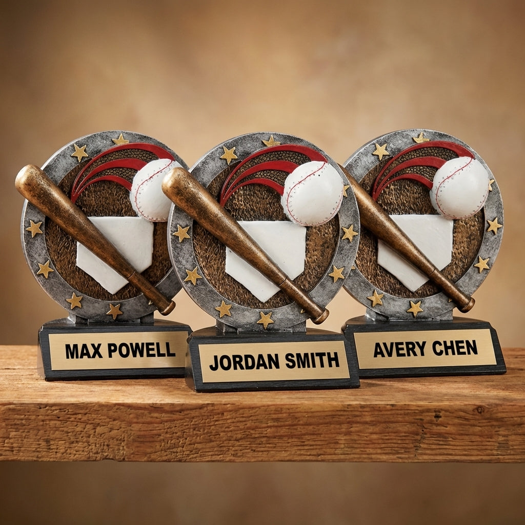Personalized Sports Trophy 4.5" - Custom Engraved R for Team, Coach & MVP - View 4