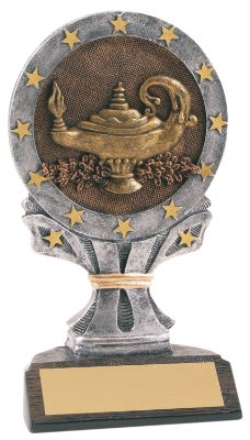 Personalized Sports Trophy 6.25" - Custom Engraved R for Team, Coach & MVP - View 1