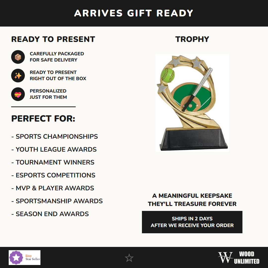 Softball Trophy - gift info