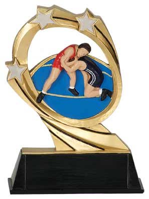 Personalized Sports Trophy 5.5" - Custom Engraved RCM for Team, Coach & MVP - View 1