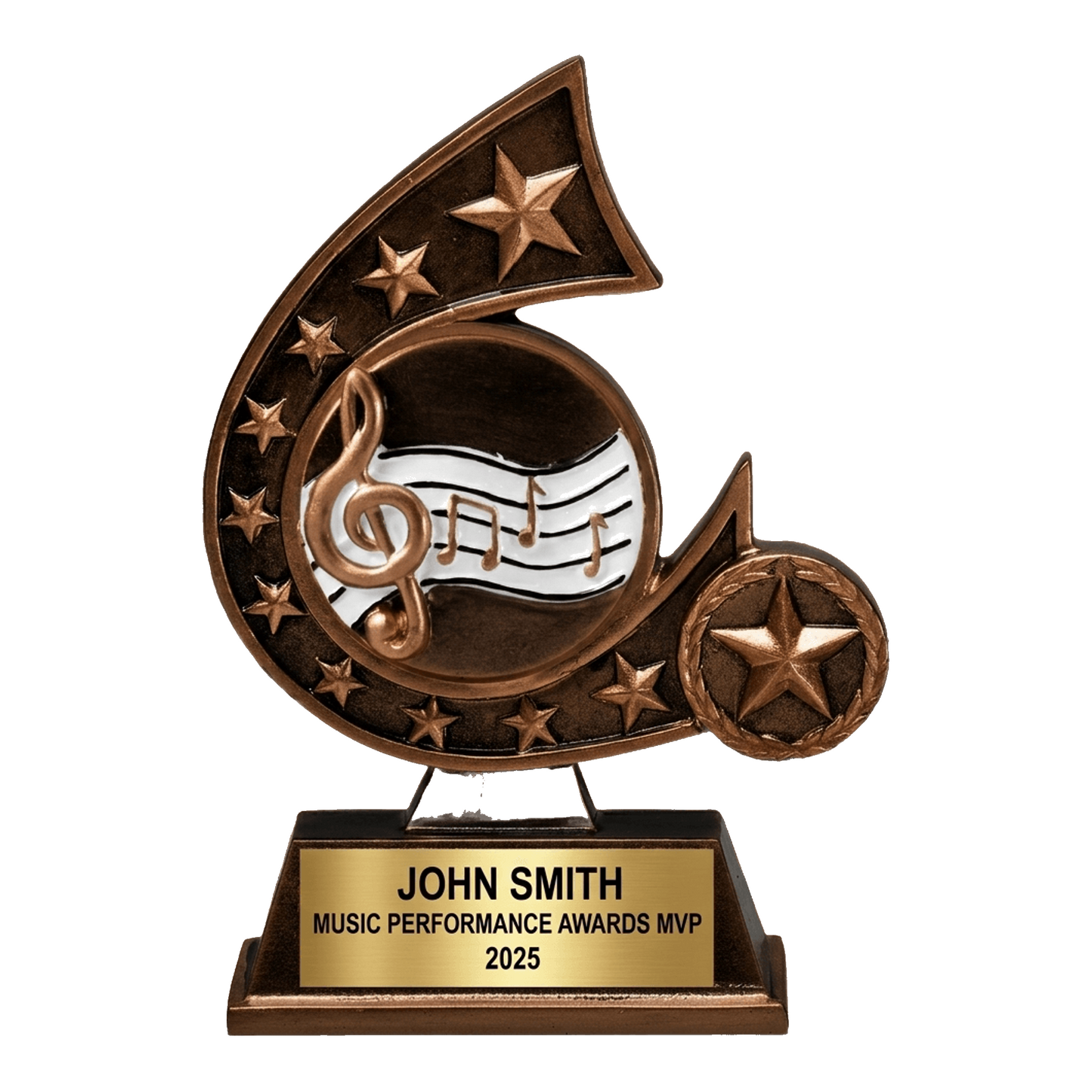 Music Trophy Award | Personalized | Custom Engraved | Music Award Trophy | Musician Gift | Music Teacher Award | Personalized Music Trophy