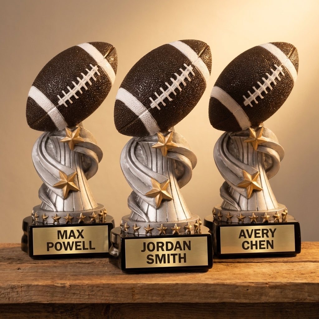 Personalized Sports Trophy - Custom Engraved REN for Team, Coach & MVP - View 4