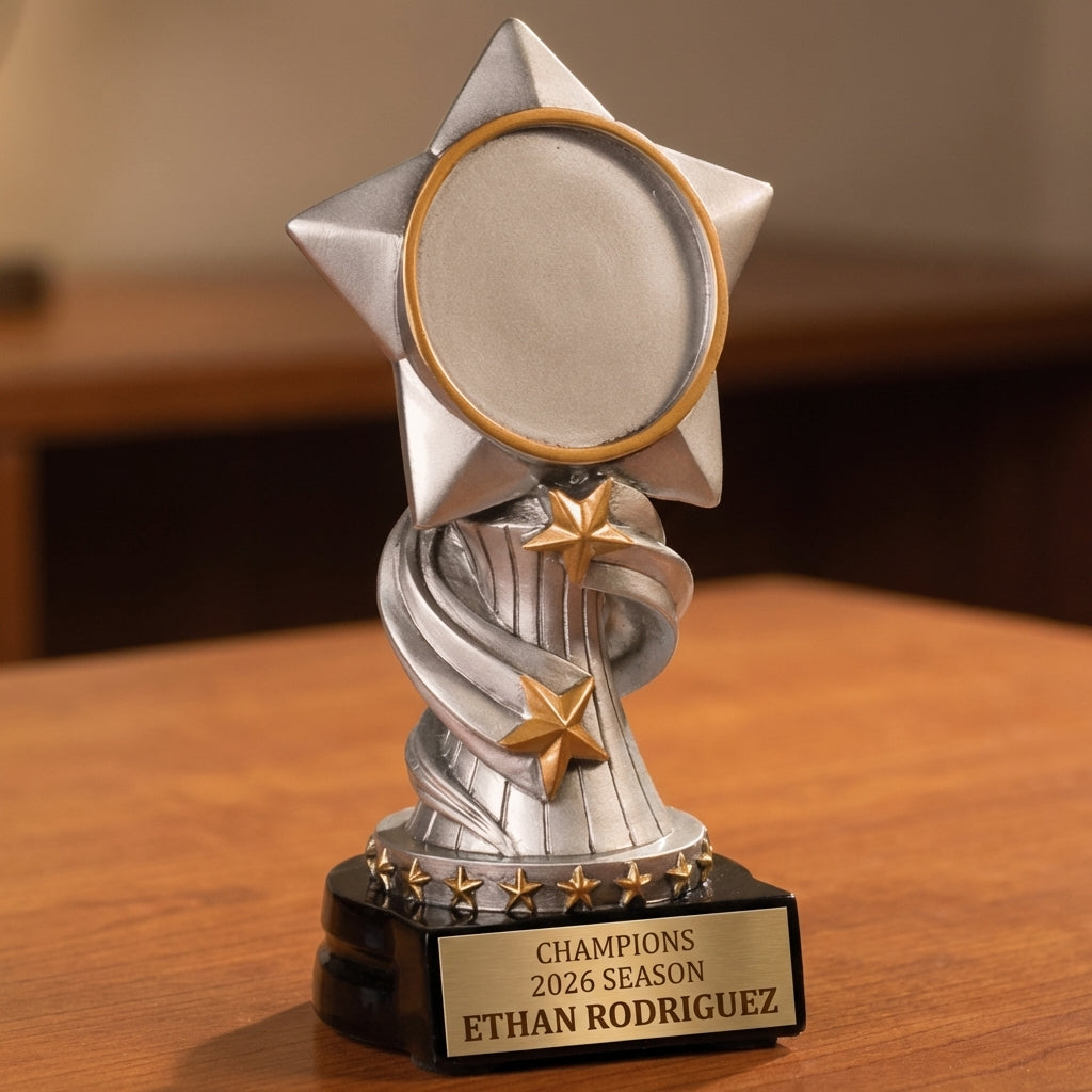 Personalized Sports Trophy - Custom Engraved REN for Team, Coach & MVP - View 2