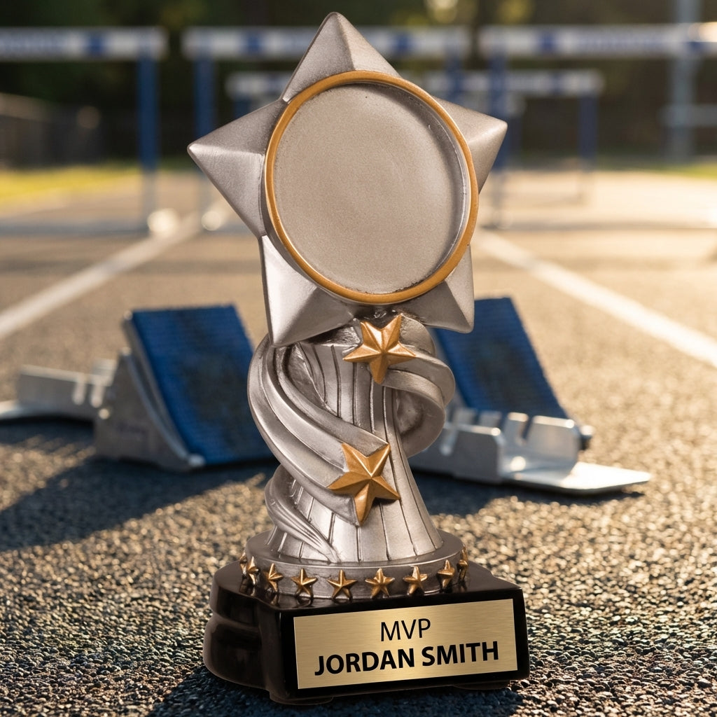 Personalized Sports Trophy - Custom Engraved REN for Team, Coach & MVP - View 3