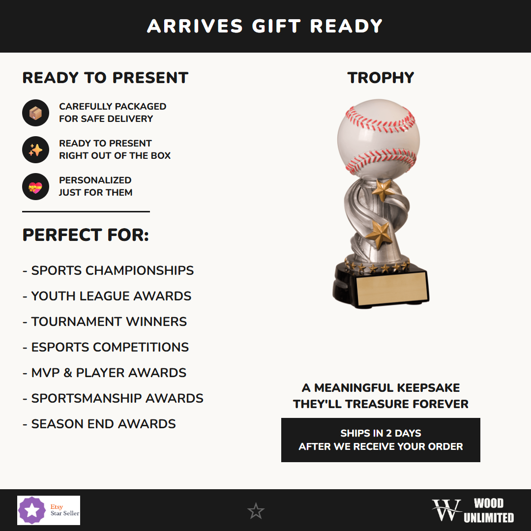 Baseball Trophy - gift info