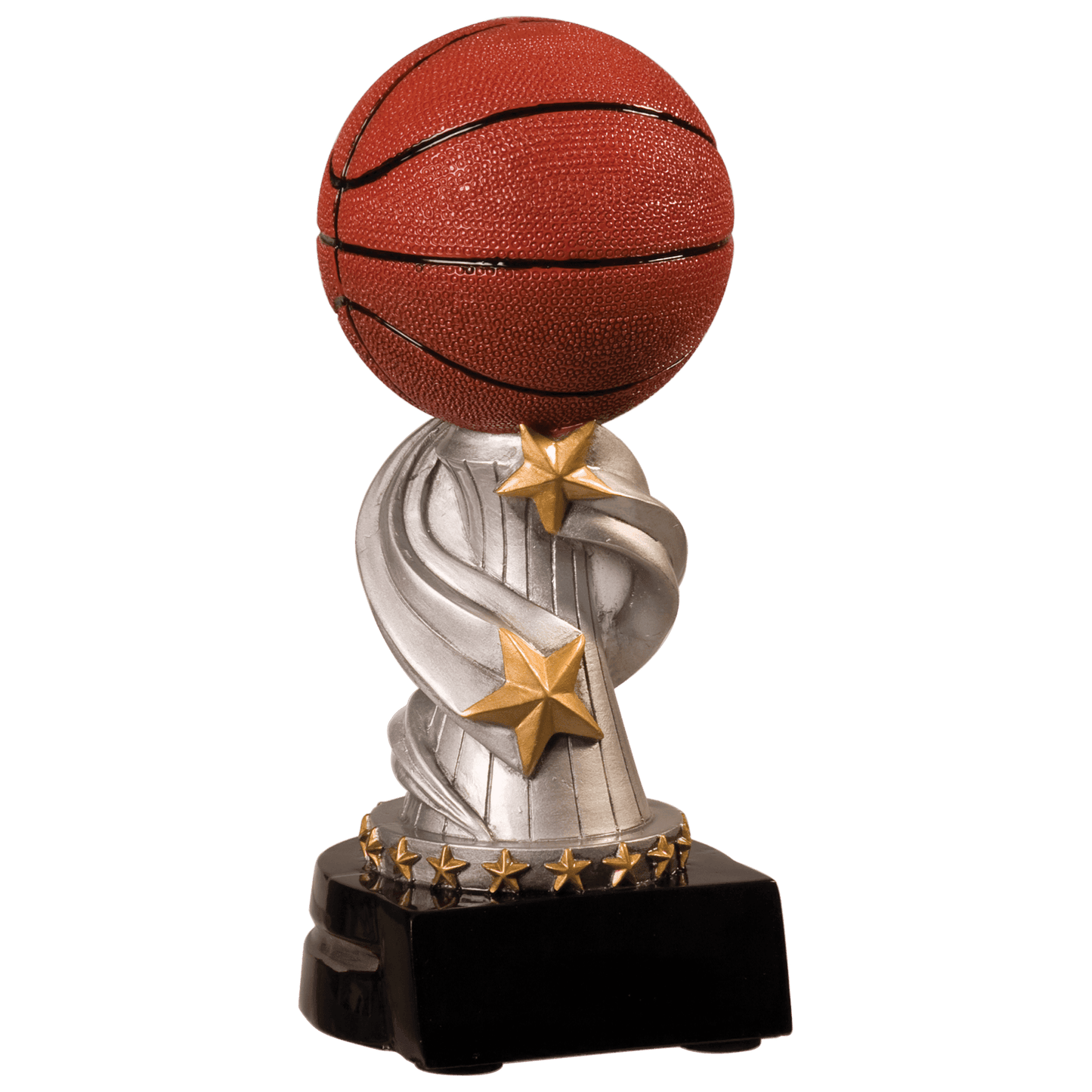 Personalized Basketball Trophy - Custom Engraved REN for Team, Coach & MVP - View 1