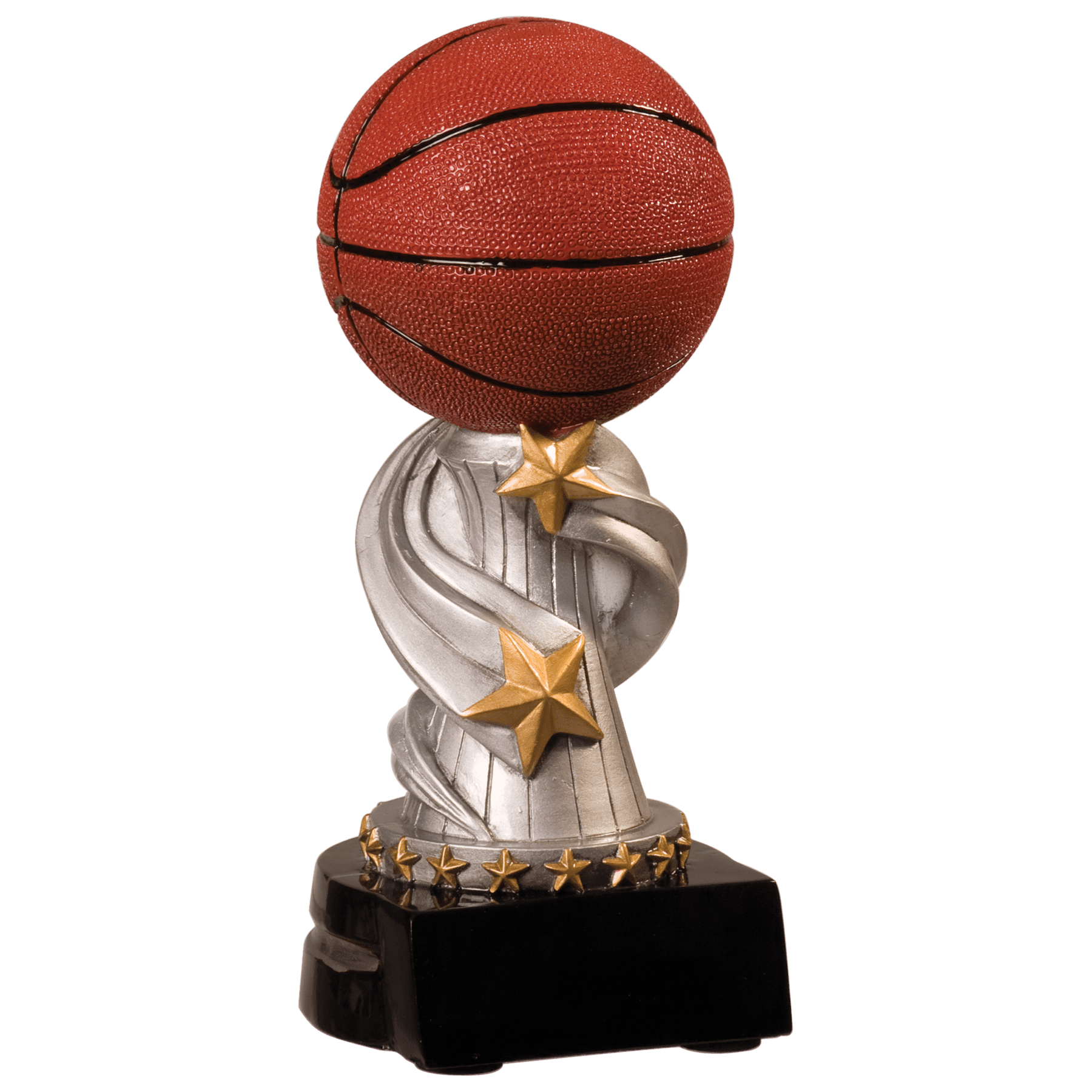 Personalized Basketball Trophy - Custom Engraved REN for Team, Coach & MVP - View 1