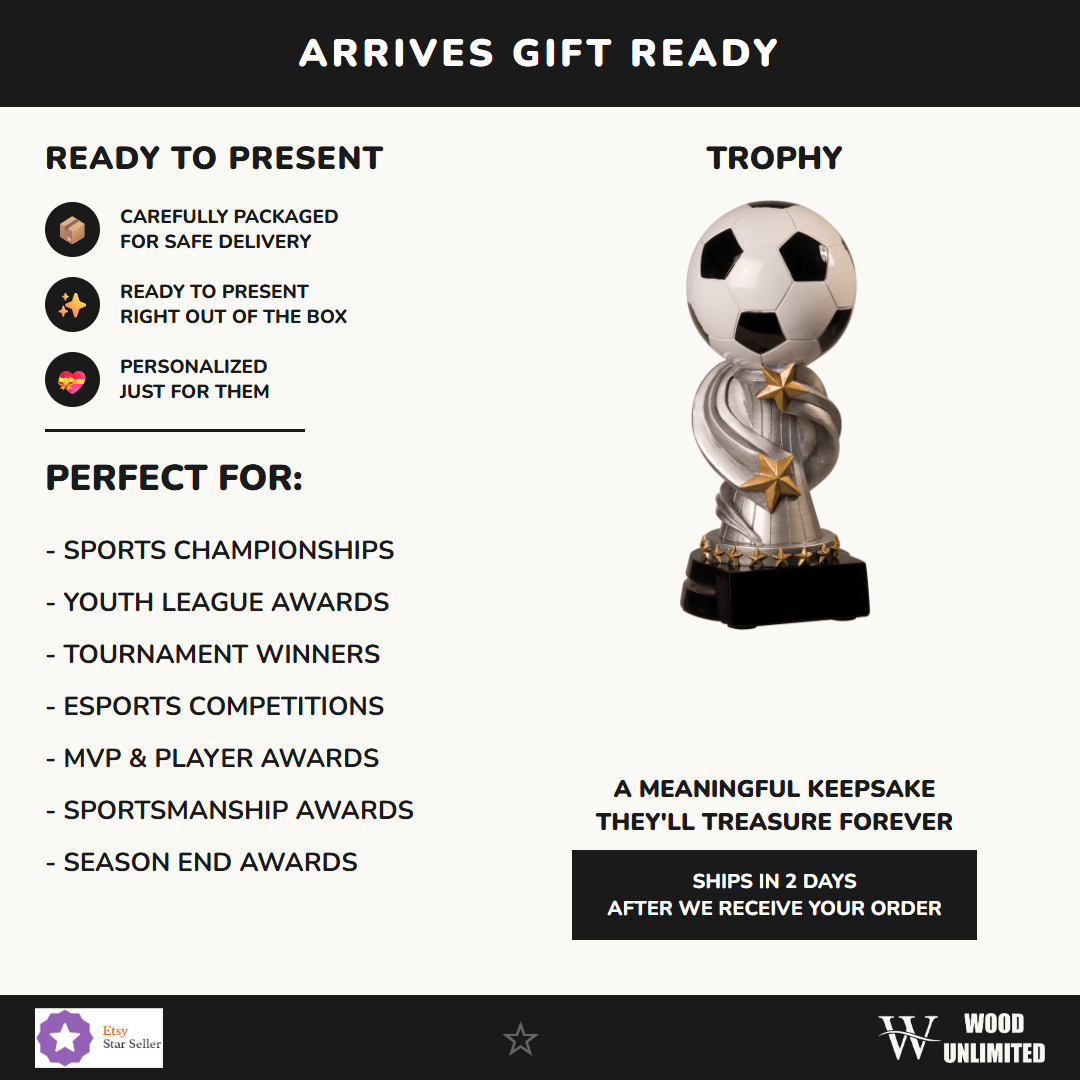Soccer Trophy - gift info
