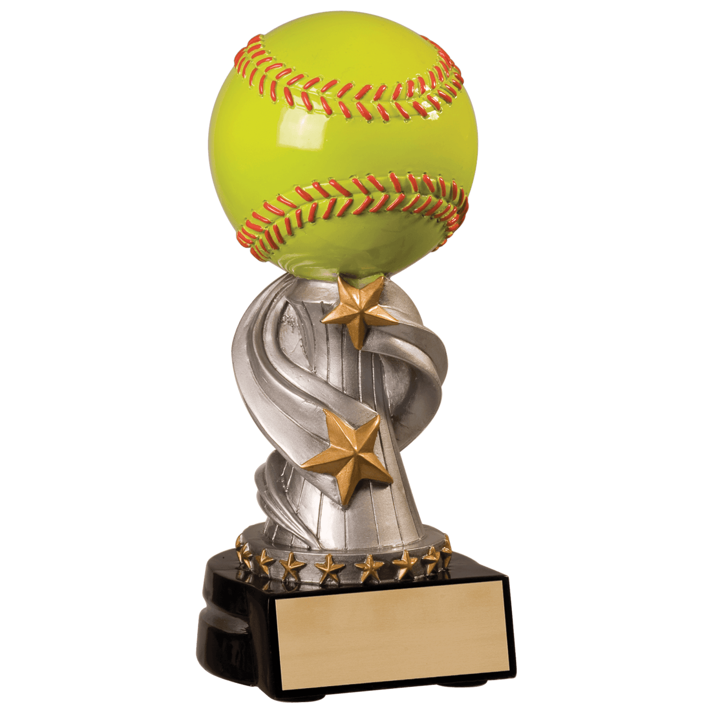Personalized Softball Trophy - Custom Engraved REN for Team, Coach & MVP - View 1