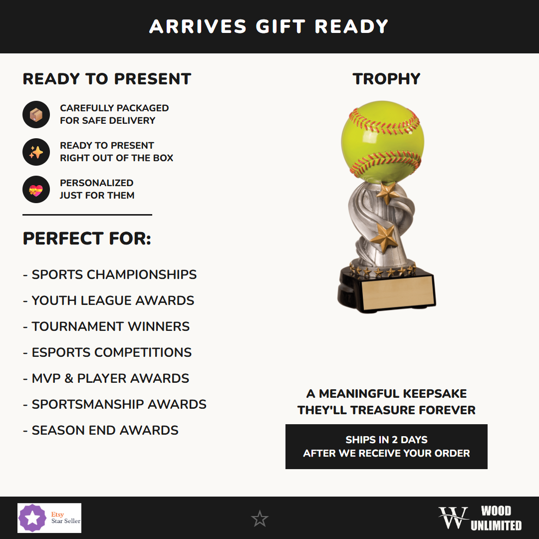 Softball Trophy - gift info