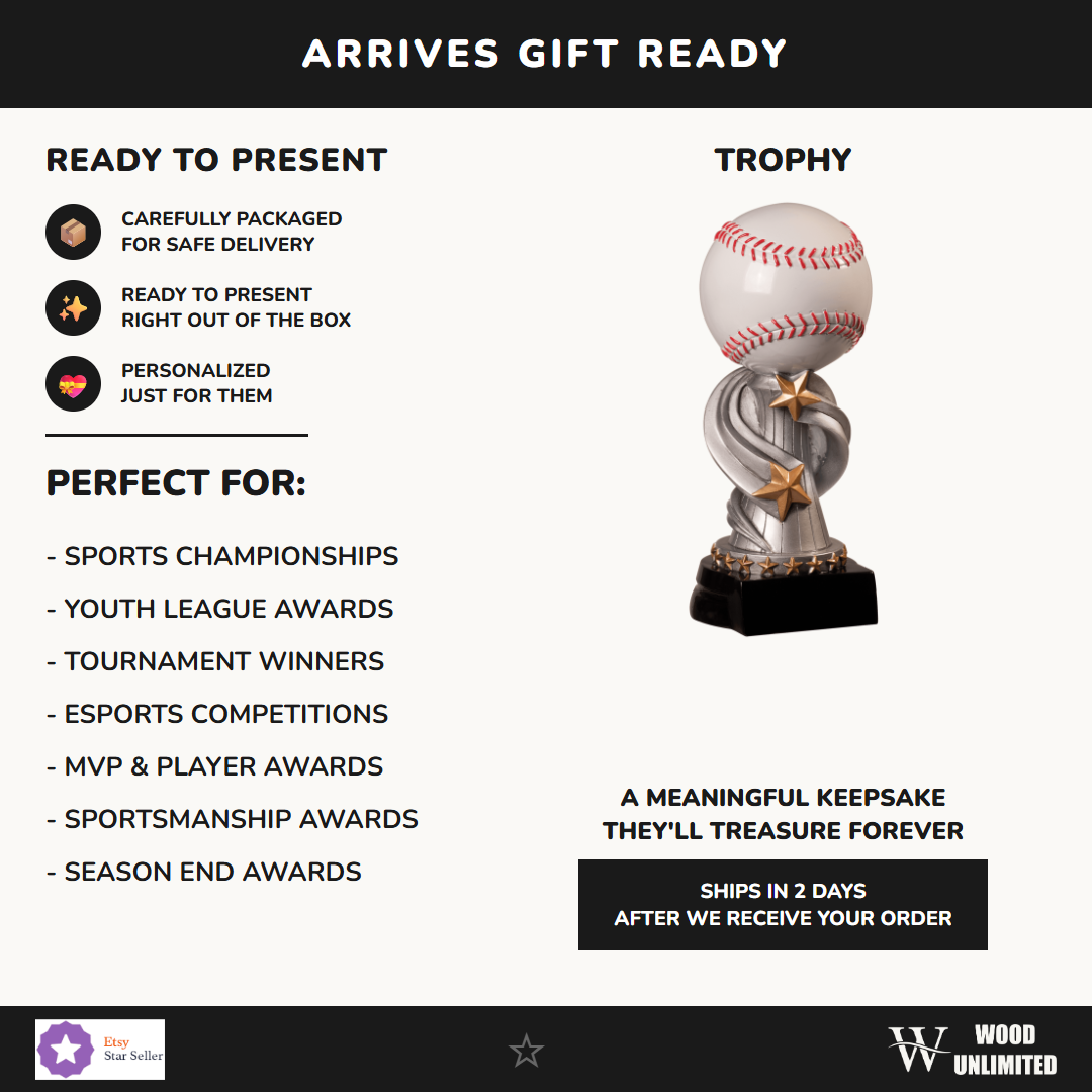 Baseball Trophy - gift info