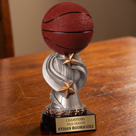 Personalized Sports Trophy - Custom Engraved REN for Team, Coach & MVP - View 2