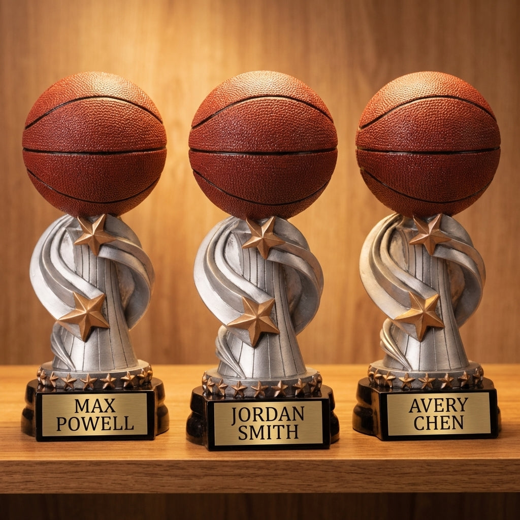 Personalized Sports Trophy - Custom Engraved REN for Team, Coach & MVP - View 4