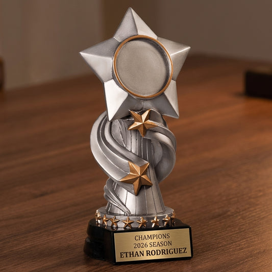 Personalized Sports Trophy - Custom Engraved REN for Team, Coach & MVP - View 2