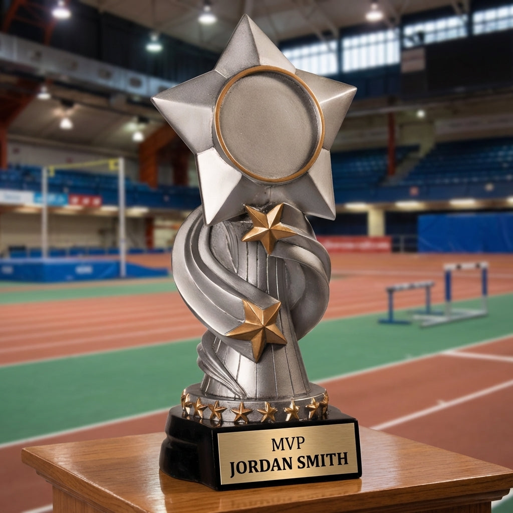 Personalized Sports Trophy - Custom Engraved REN for Team, Coach & MVP - View 3