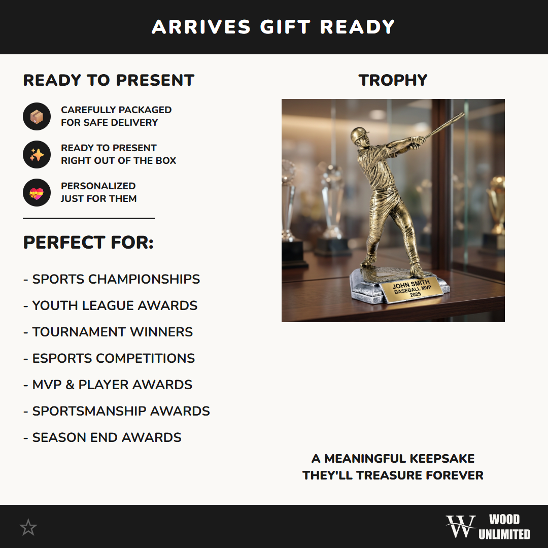 Personalized | Baseball Award | Custom Engraved | Trophy | Award | Engraved | MVP | Team | Youth | Player | Custom | Baseball trophy
