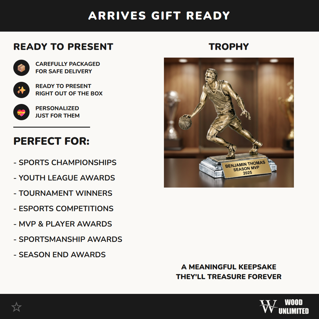 Personalized | Basketball Award | Custom Engraved | Basketball Trophy | Personalized Award | MVP Player | Youth Team | Coach Gift