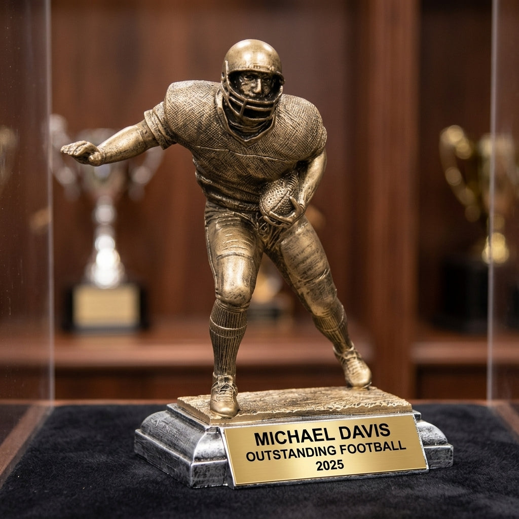 Football Trophy Award | Personalized | Custom Engraved | Football Award | Personalized Gift | Football Team Award - View 1