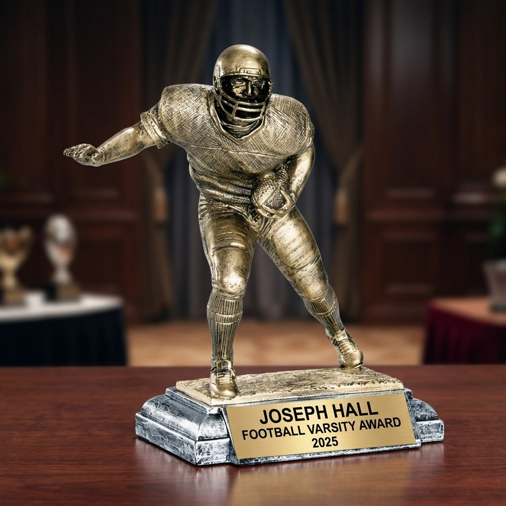 Football Trophy Award | Personalized | Custom Engraved | Football Award | Personalized Gift | Football Team Award - View 2