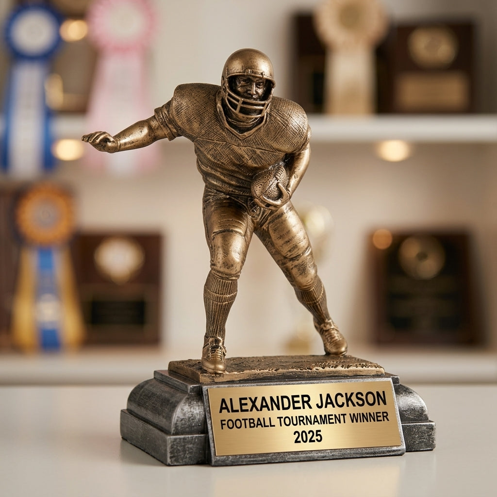 Football Trophy Award | Personalized | Custom Engraved | Football Award | Personalized Gift | Football Team Award - View 4