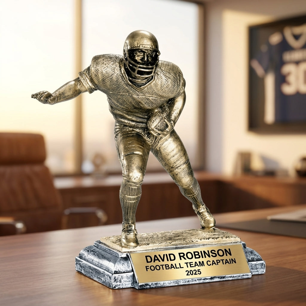 Football Trophy Award | Personalized | Custom Engraved | Football Award | Personalized Gift | Football Team Award - View 5
