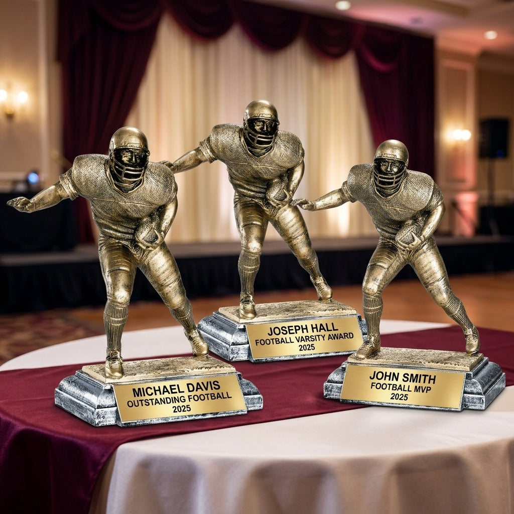 Football Trophy Award | Personalized | Custom Engraved | Football Award | Personalized Gift | Football Team Award - View 6