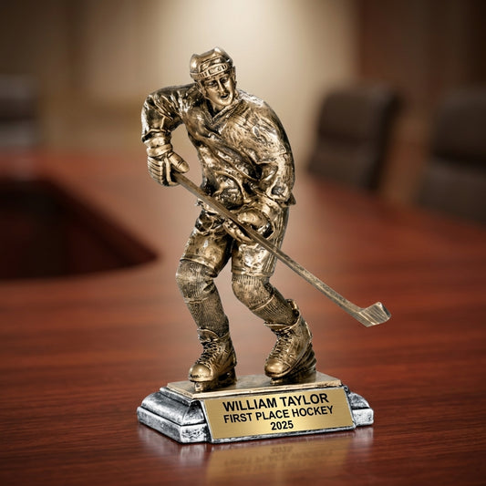 Personalized | Hockey Award | Custom Engraved | Hockey Trophy | Personalized Award | Engraved Trophy | Youth Hockey | MVP Award - View 2
