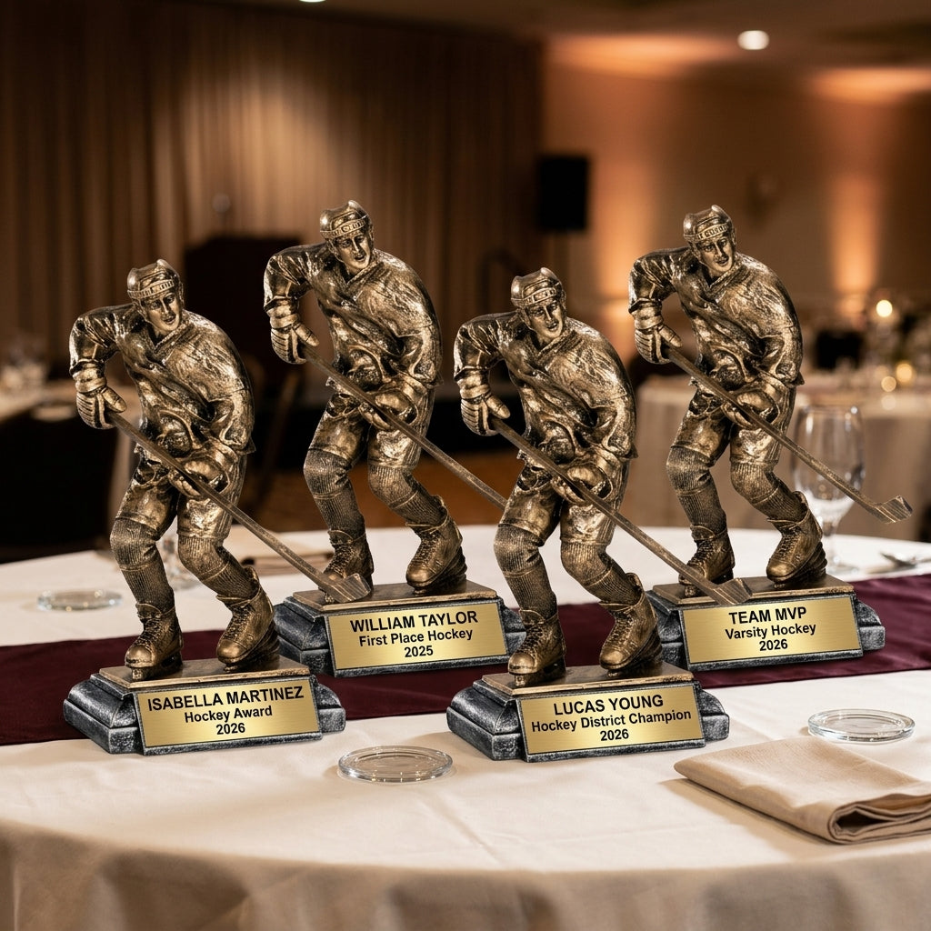 Personalized | Hockey Award | Custom Engraved | Hockey Trophy | Personalized Award | Engraved Trophy | Youth Hockey | MVP Award - View 6