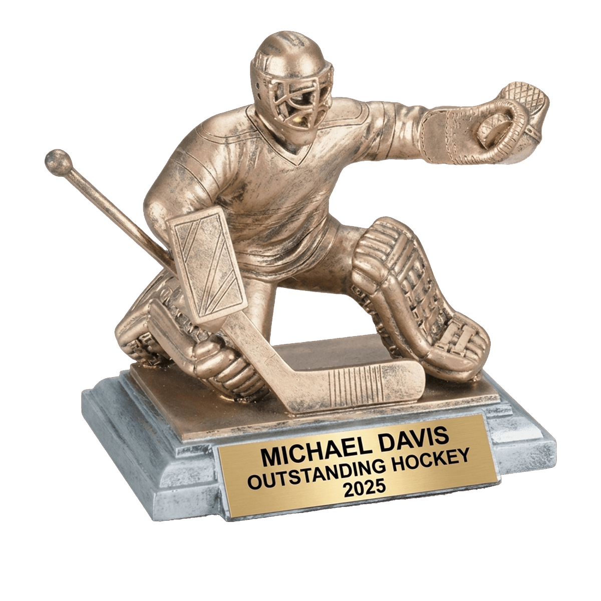 Personalized | Hockey Award | Custom Engraved | Hockey Goalie | Custom Trophy | Personalized Award | Engraved Gift | Youth Hockey