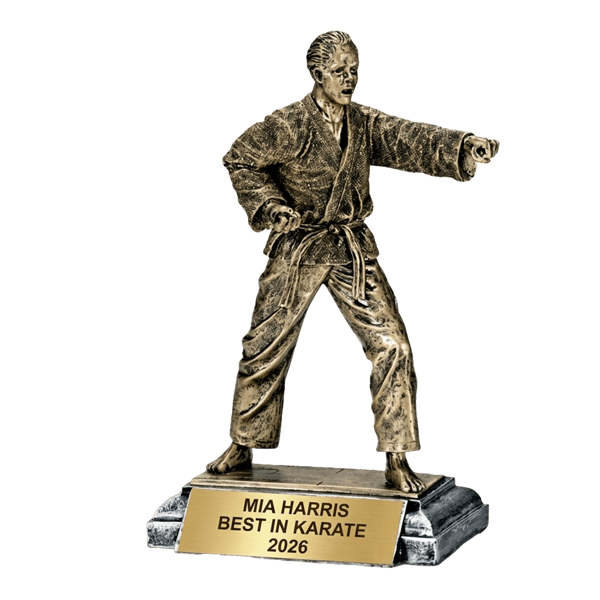 Personalized | Karate Award | Custom Engraved | Karate Trophy | Martial Arts Award | Personalized Engraved | Dojo Student
