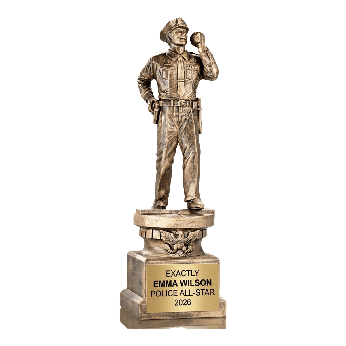 Personalized | Police Award | Custom Engraved | Police Officer | Law Enforcement | Trophy Award | Personalized Engraved | Retirement Gift